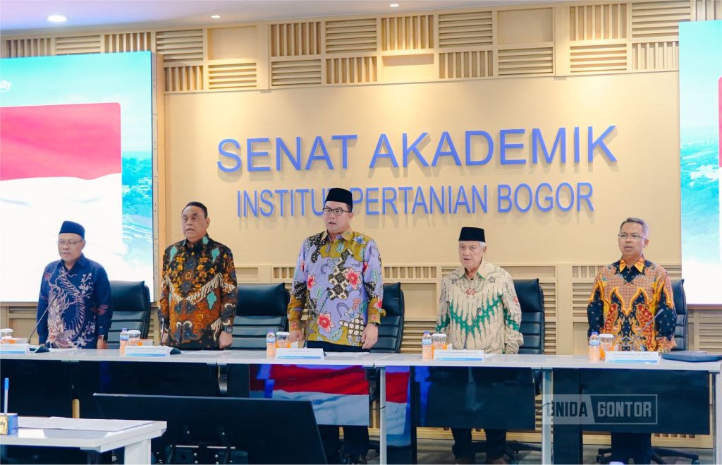 Presiden UNIDA Gontor Hadiri FGD dengan IPB Membahas Beasiswa Kader Pesantren