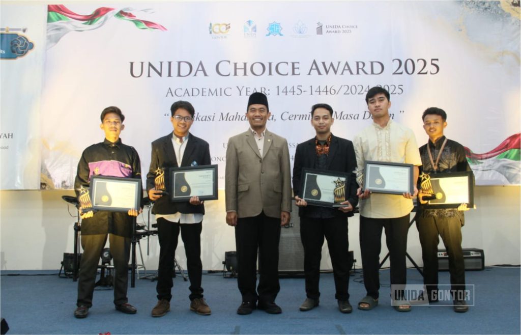 Gema Prestasi di UNIDA Gontor Choice Award 2025