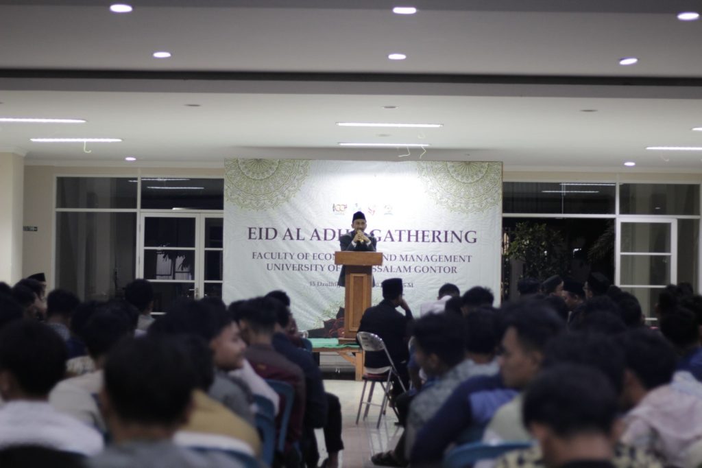 Suasana Haflah Tasyakkur dan Qurban Fakultas Ekonomi dan Manajemen UNIDA Gontor