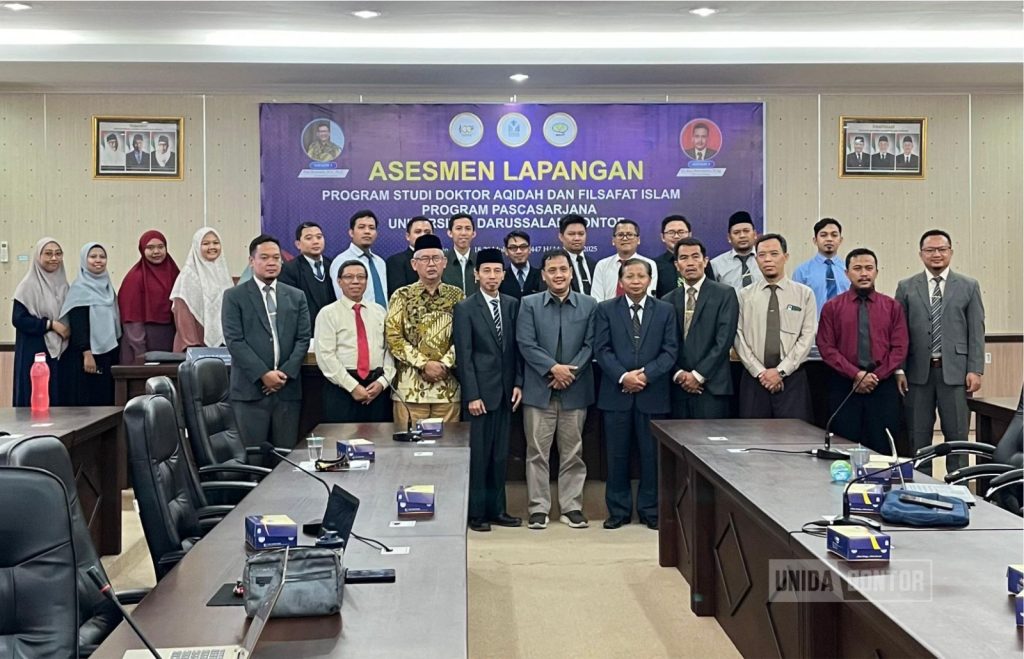 Asesmen Lapangan Akreditasi Prodi Doktor Aqidah Filsafat Islam di UNIDA Gontor