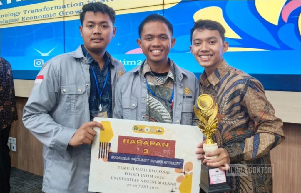 Mahasiswa UNIDA Gontor Raih Juara Harapan 3 TEMILREG 2025