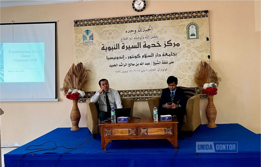 PAI UNIDA Gontor Selenggarakan Workshop Manajemen Organisasi Mahasiswa Pesantren