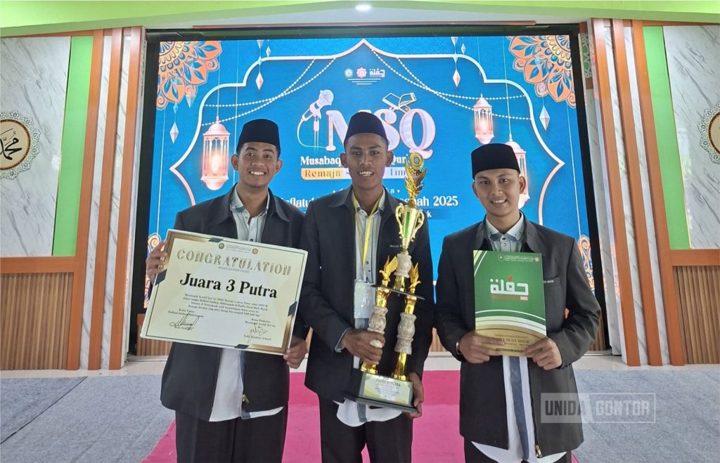 Mahasiswa UNIDA Gontor Raih Juara 3 MSQ Se-Jawa Timur