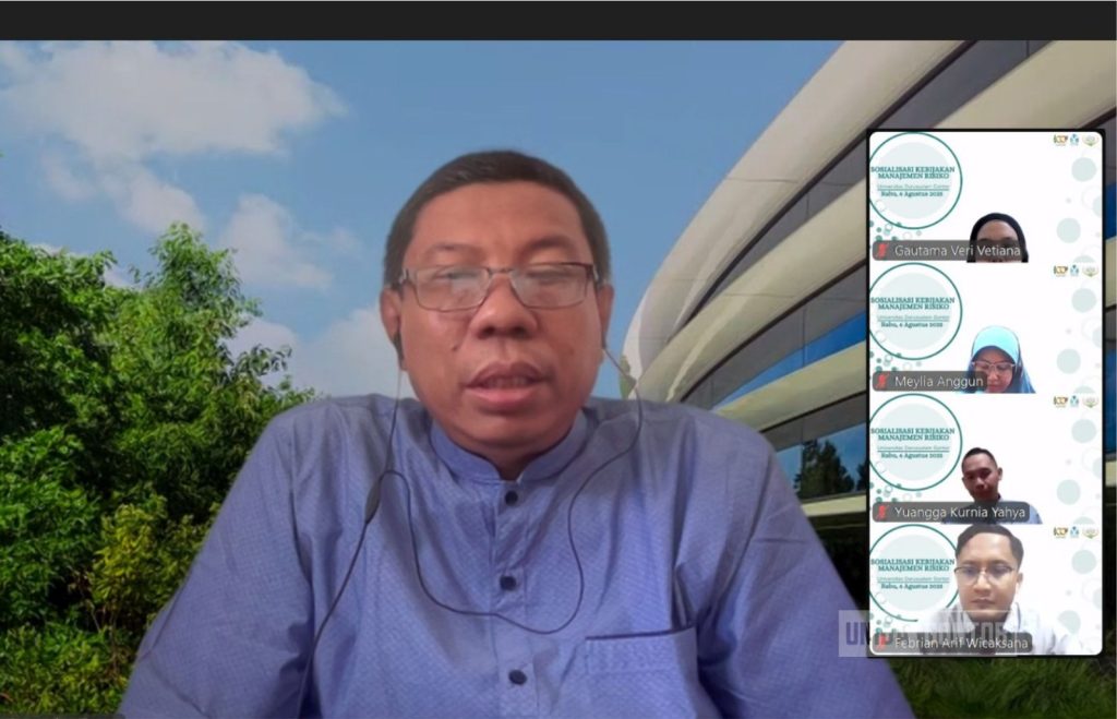Sosialisasi Pedoman Manajemen Risiko UNIDA Gontor untuk wujudkan budaya mutu perguruan tinggi.