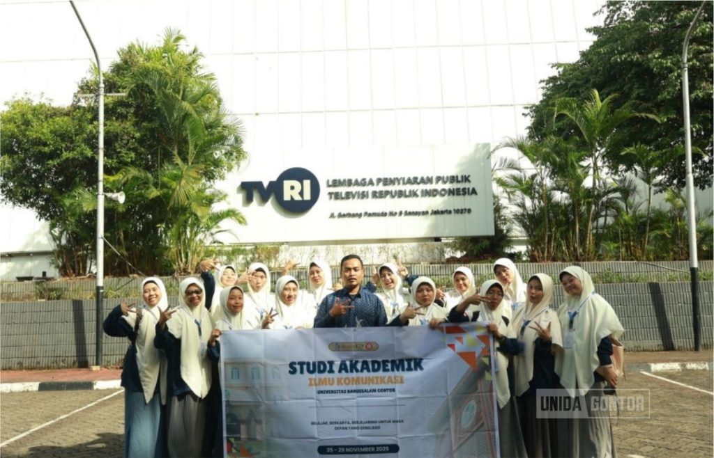 Mahasiswi Ilkom UNIDA Gontor Dalami Penyiaran Televisi Nasional Publik di TVRI Jakarta