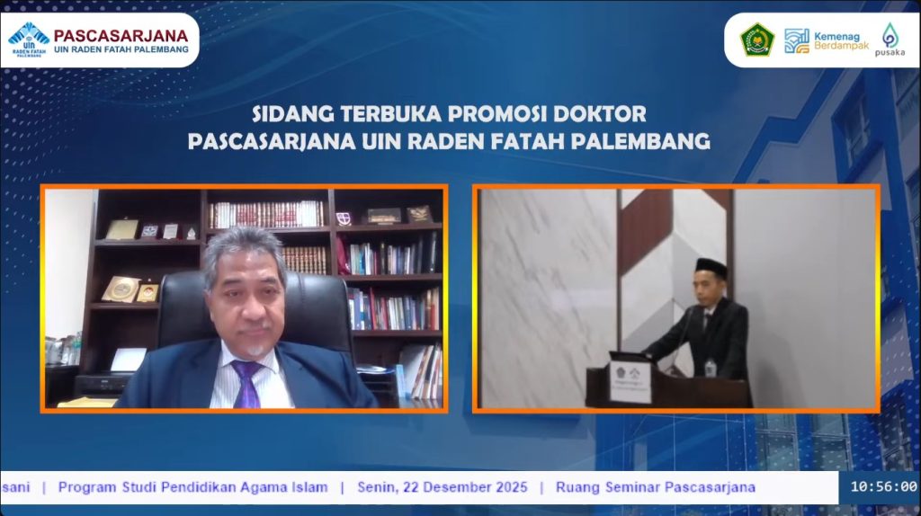 Rektor UNIDA Gontor Jadi Penguji Promosi Doktor UIN Raden Fatah Palembang