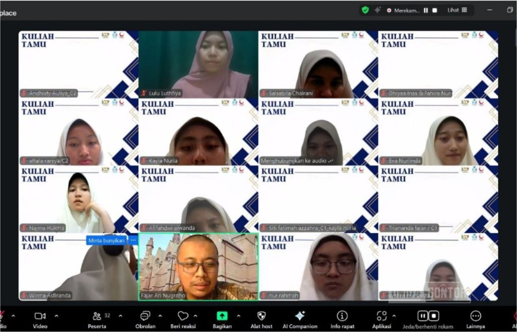 Program Studi Ilmu Gizi UNIDA Gontor Menyelenggarakan Kuliah Tamu Surveilans Gizi