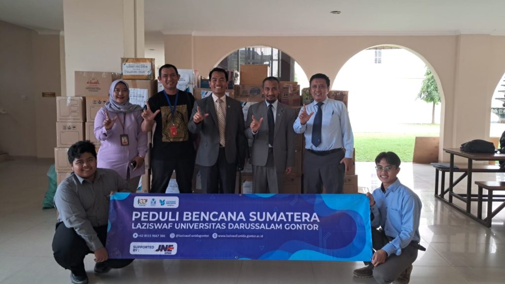 Keluarga Besar UNIDA Gontor Menghimpun Donasi untuk Korban Banjir Sumatera