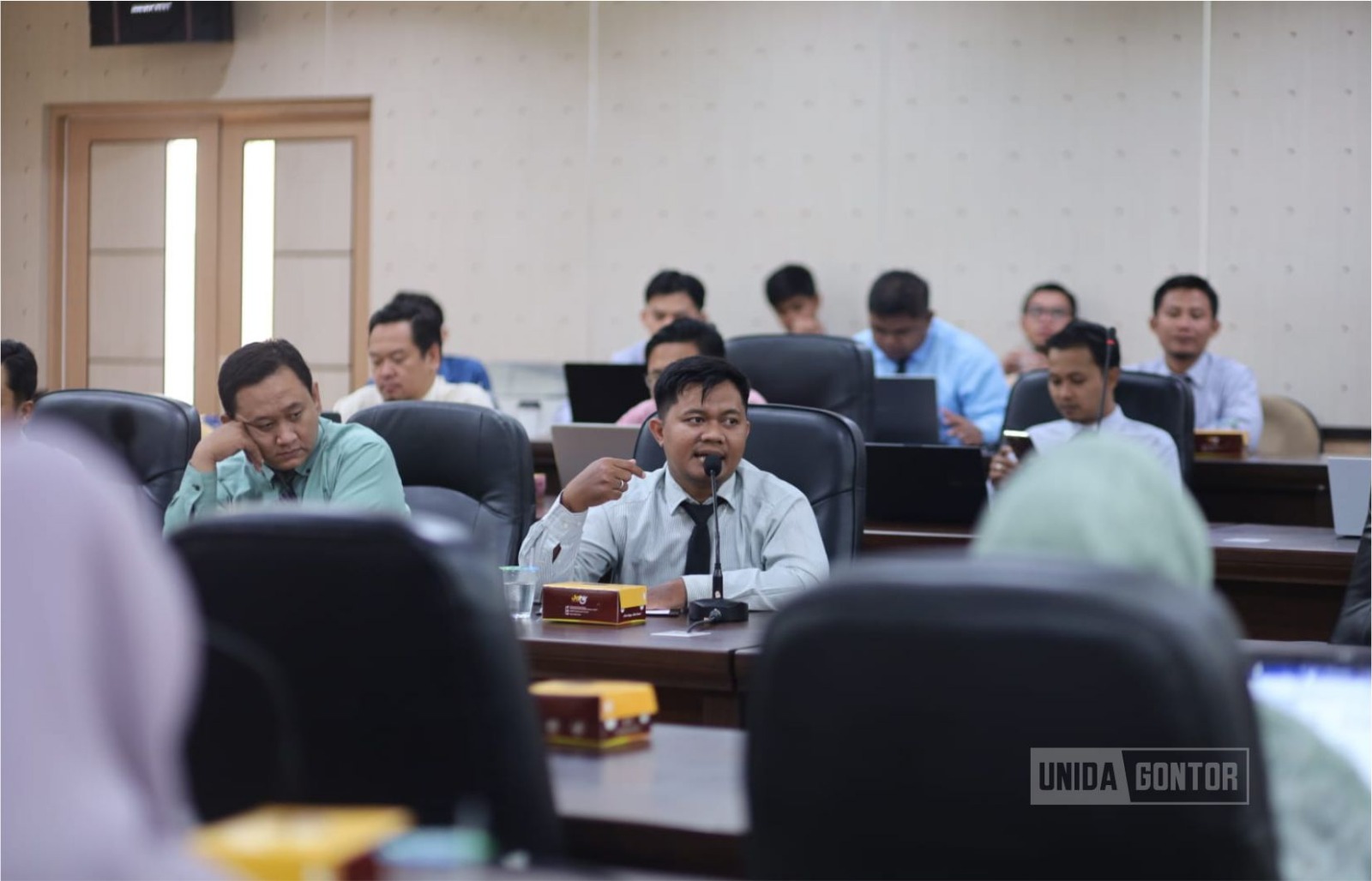 FGD LP2IP UNIDA Gontor membahas indikator Monev pembelajaran berbasis OBE bersama UPPS