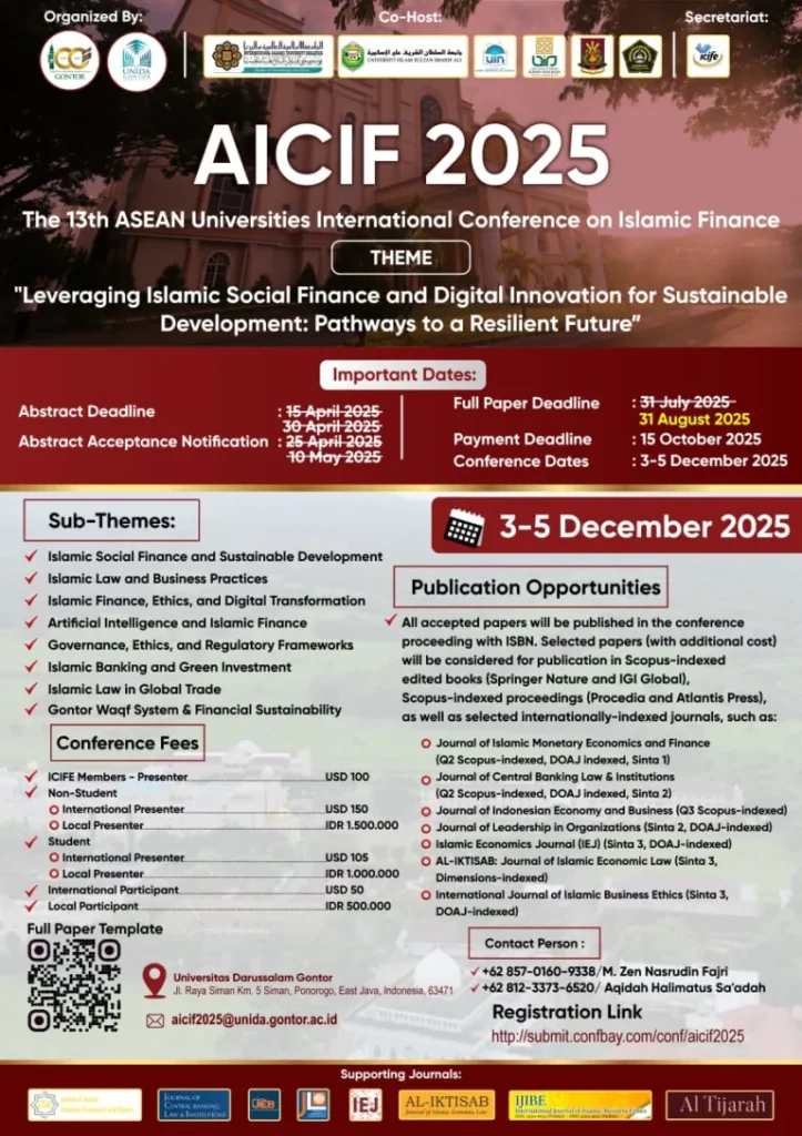 UNIDA Gontor to Host AICIF 2025