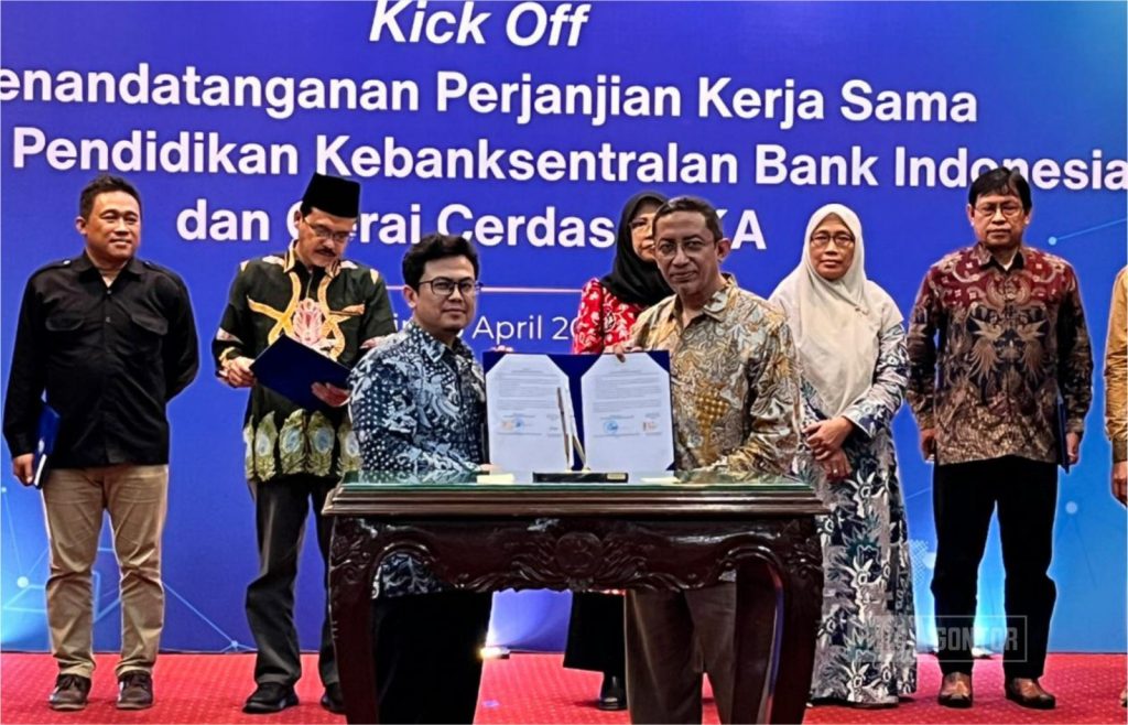 UNIDA Gontor dan Bank Indonesia Kediri Menandatangani Kerja Sama Pendidikan Kebanksentralan