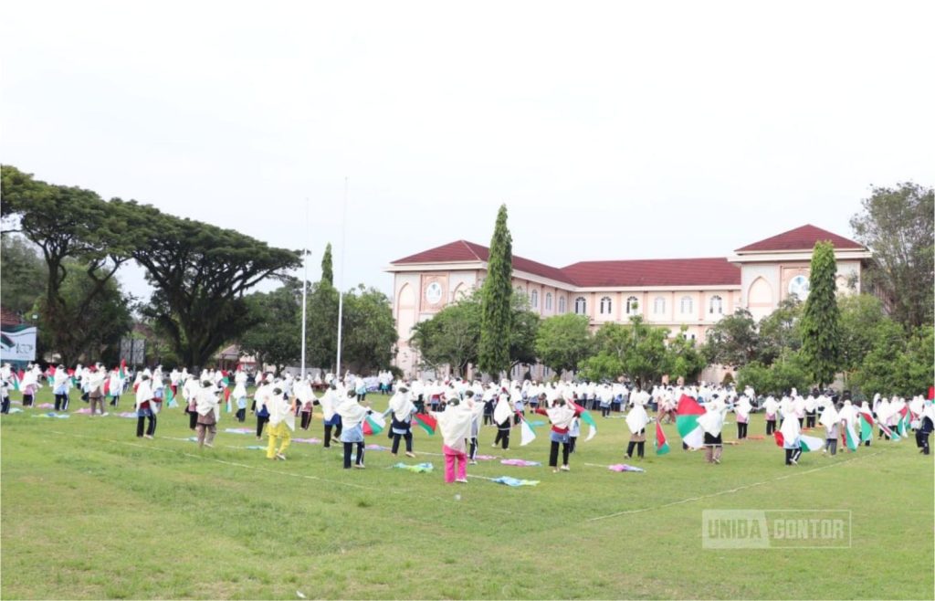 Mahasiswi UNIDA Gontor Mantapkan Persiapan Atraksi Khutbatu-l-Arsy 2026