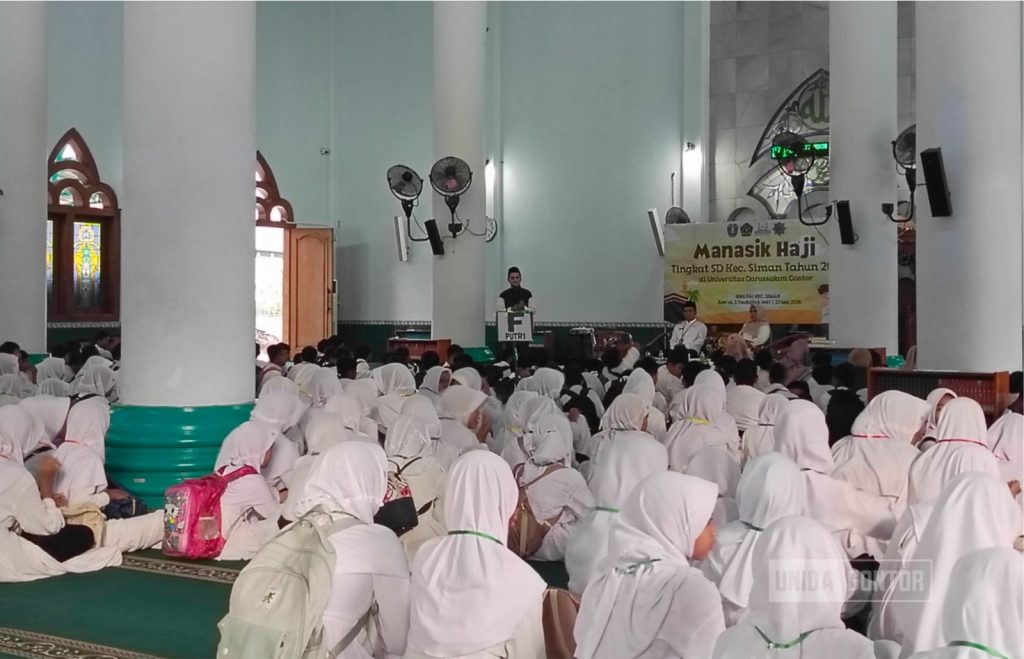 Pelatihan Manasik Haji Siswa SD Kecamatan Siman Berlangsung Edukatif di UNIDA Gontor