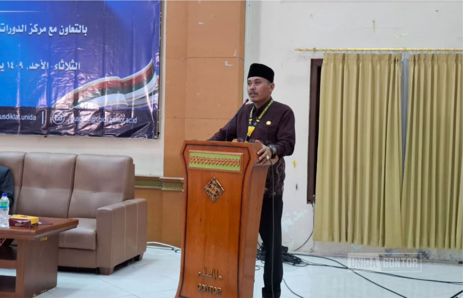 Pembukaan Arabic and Qur’anic Camp MTsN 1 Trenggalek di UNIDA Gontor bersama peserta dan pembimbing