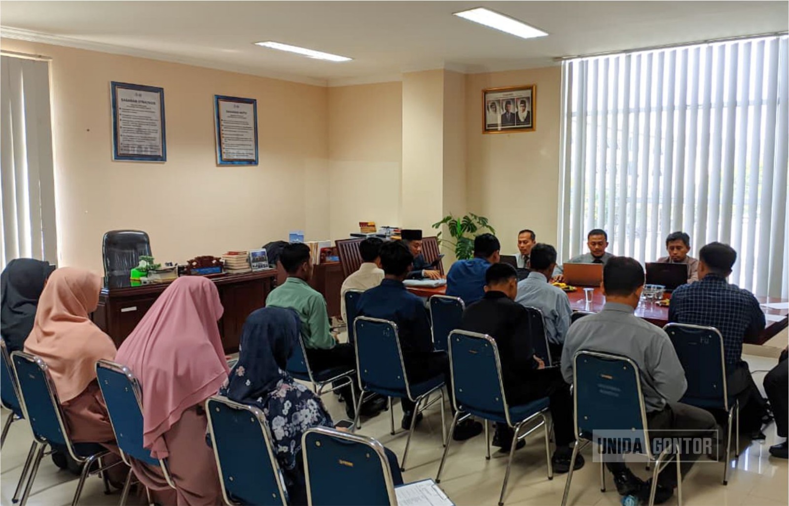 Penyambutan mahasiswa magang UNISSA Brunei Darussalam di Fakultas Ushuluddin UNIDA Gontor