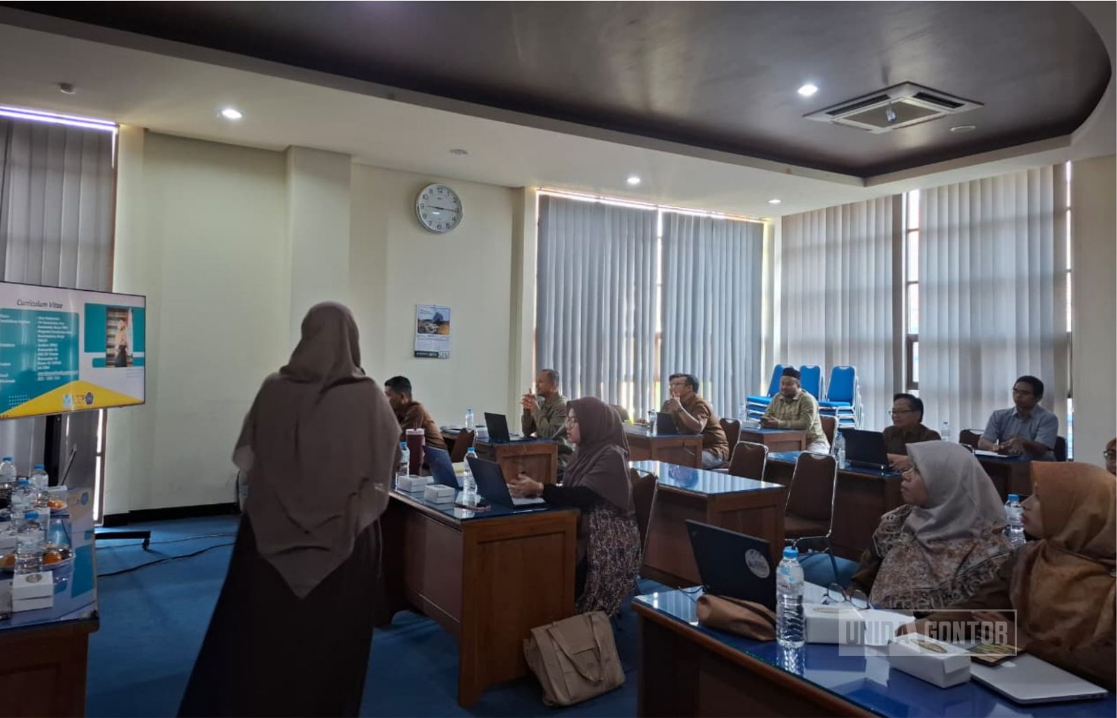 Dosen Prodi K3 UNIDA Gontor memberikan materi workshop implementasi K3L kepada praktisi teknik di Fakultas Teknik Universitas Muhammadiyah Ponorogo.